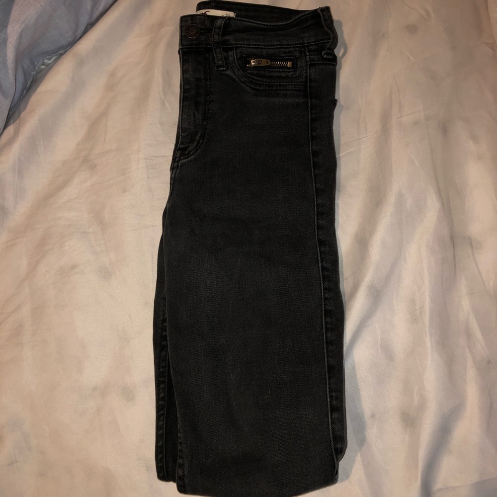 Hollister Dark High Waisted Skinny Jeans